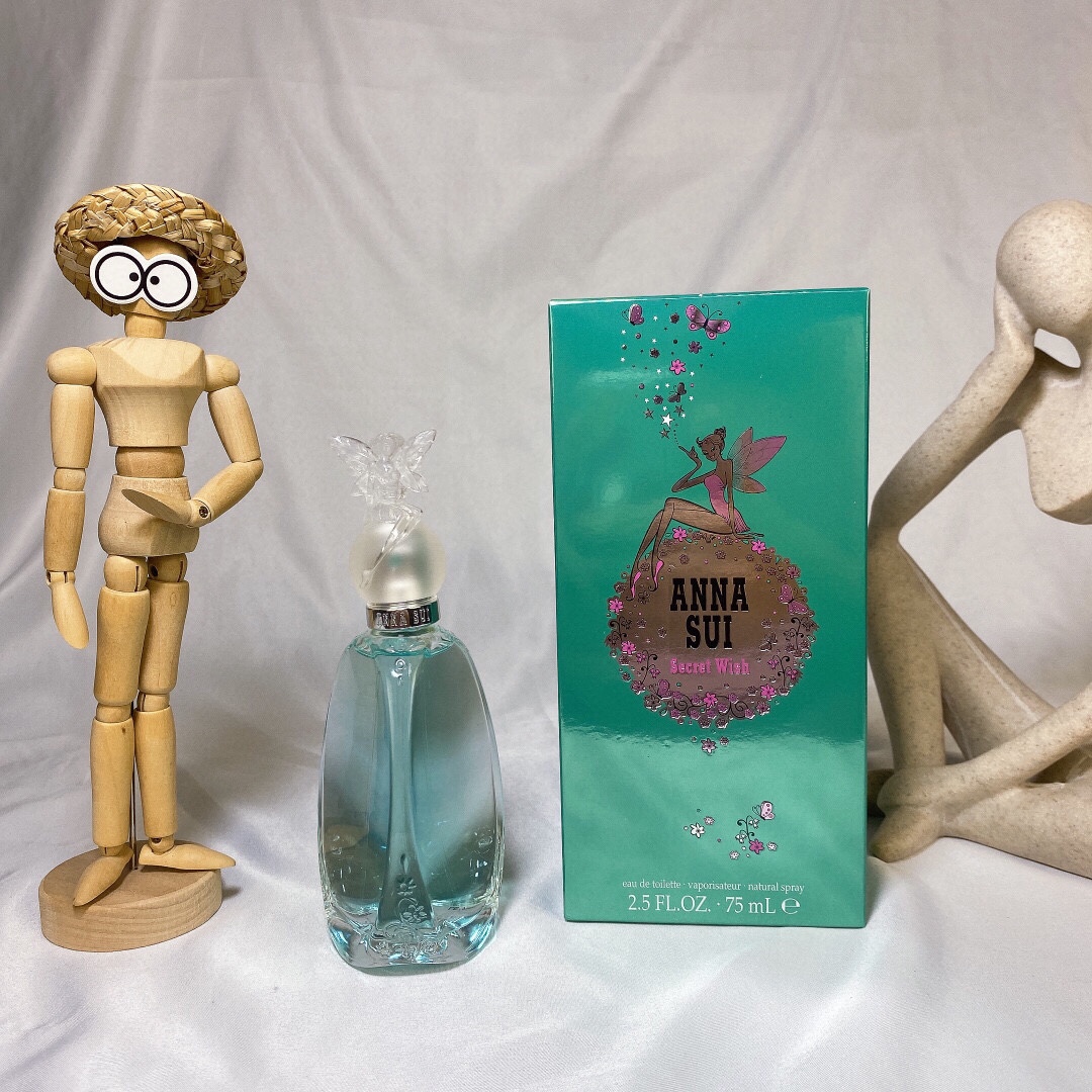 Polvo de alas rosadas agotado✔️ Serie Anna Sui Dream! Aroma: 6006 Wish 75ml, Polvo de alas rosadas 50ml.
