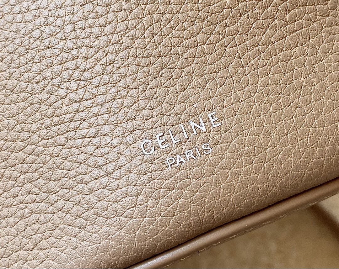 CELINE赛琳进口原版荔枝纹牛皮水桶包189750