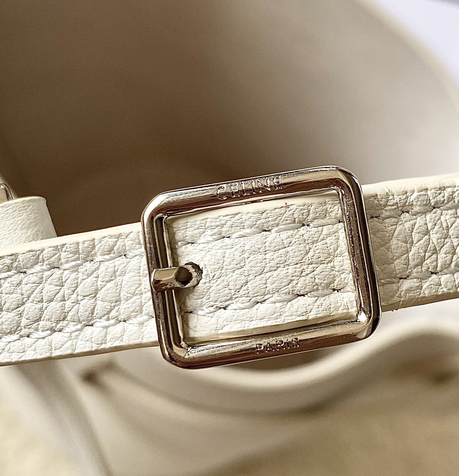 CELINE赛琳进口原版荔枝纹牛皮水桶包189750