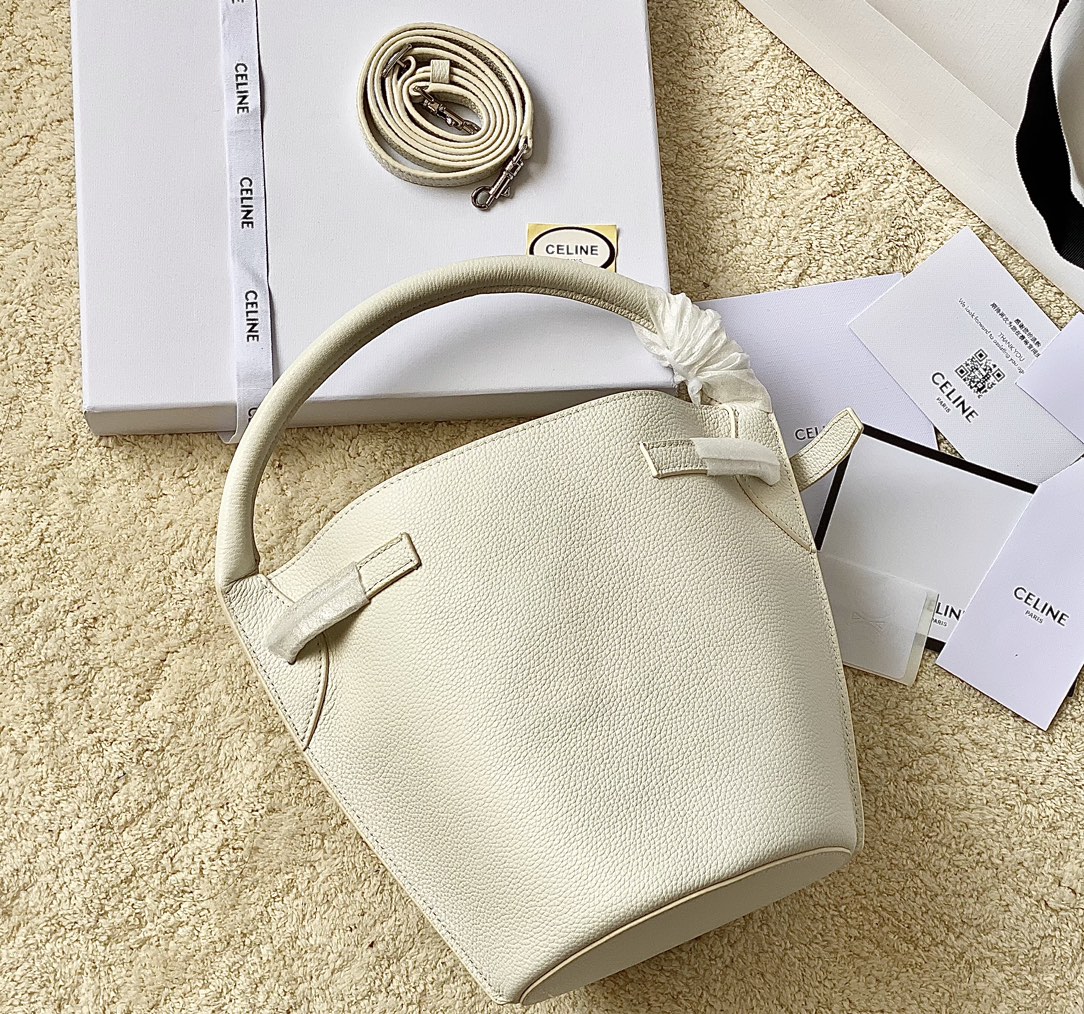 CELINE赛琳进口原版荔枝纹牛皮水桶包189750