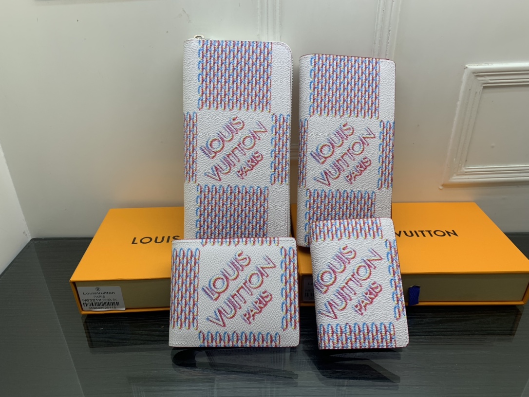 Leather long wallet color options