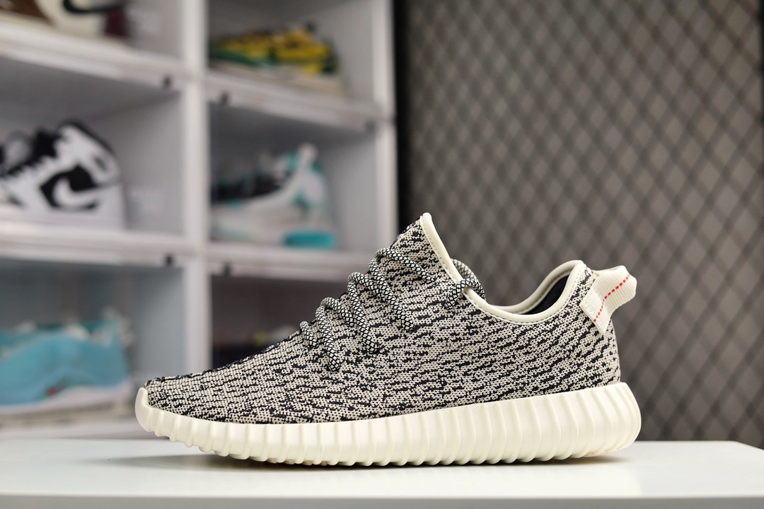 H0  阿迪达斯Adidas Yeezy Boost 350 Boost OG”Turtle Dove” 350初代百搭轻便休闲运动慢跑鞋“初代白黑灰原色”采用同源机台织法Primeknit鞋面及材料原厂Cost高斯环保线中底大颗粒巴斯夫缓震尾料原数据开发高密度轻量TPU弹力组合大底