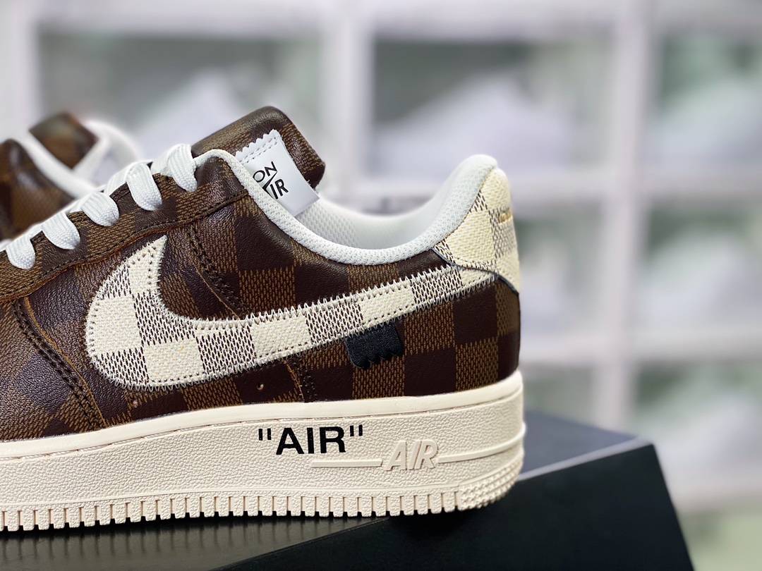 300 路易威登x Air Force 1'07 LV8 Low”Lemon /LV Monogram”空军一号系列低帮经典百搭休闲运动板鞋AEU3BM16M693-3308-8