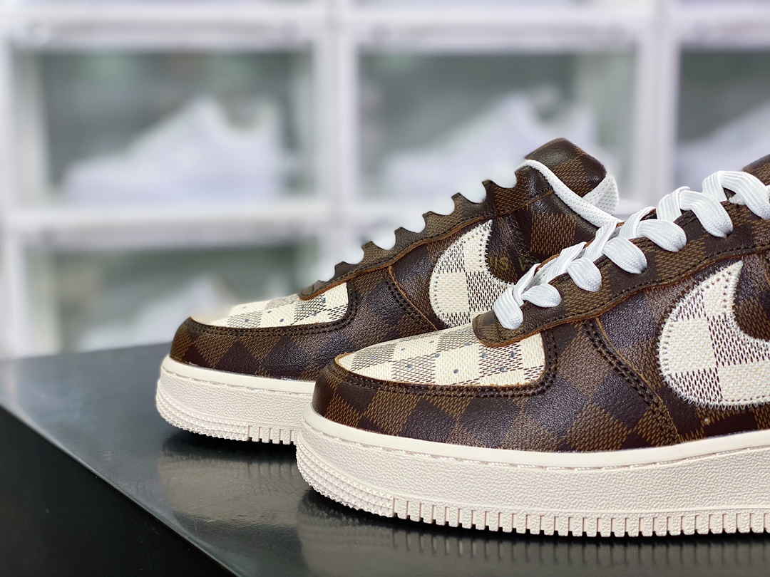 300 路易威登x Air Force 1'07 LV8 Low”Lemon /LV Monogram”空军一号系列低帮经典百搭休闲运动板鞋AEU3BM16M693-3308-8