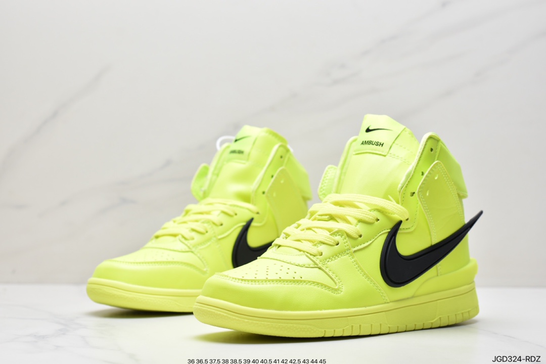 180 耐克AMBUSH x SB Dunk High SB滑板鞋高帮 CU7544-400