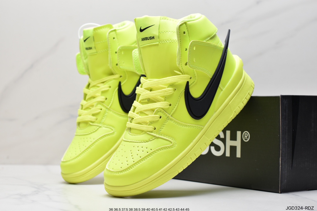180 耐克AMBUSH x SB Dunk High SB滑板鞋高帮 CU7544-400