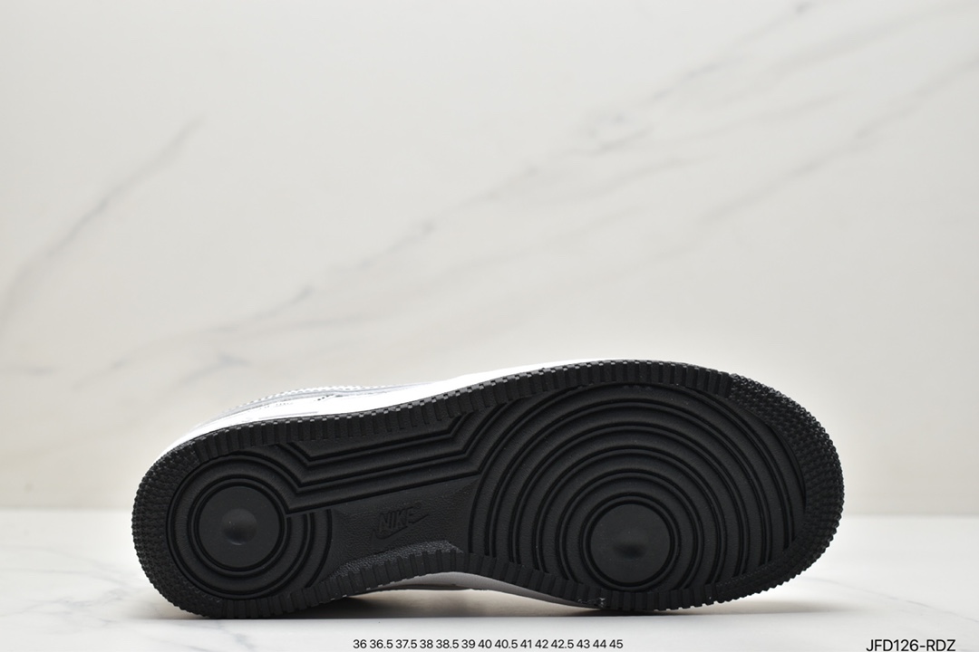170 詹皇公司联名款Uninterrupted x Nike Air Force 1 签名涂鸦3M 空军一号经典百搭休闲运动板鞋CQ0494-001