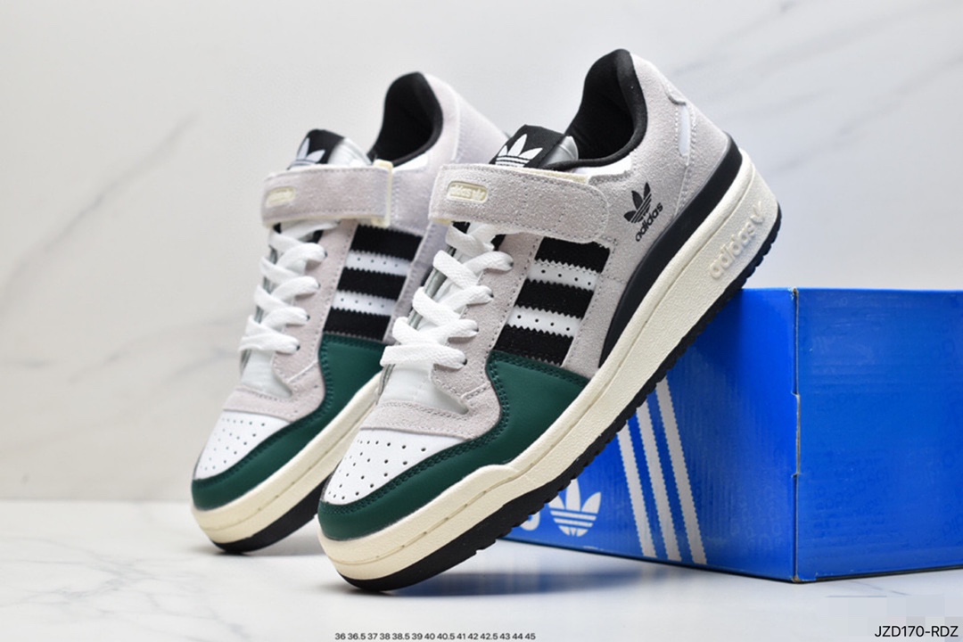 Adidas Clover Originals Forum 84 Low Roman Series Velcro Low Help GW4426