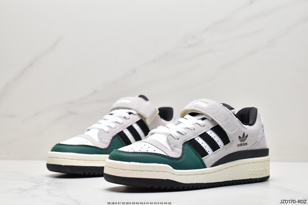 Adidas Clover Originals Forum 84 Low Roman Series Velcro Low Help GW4426