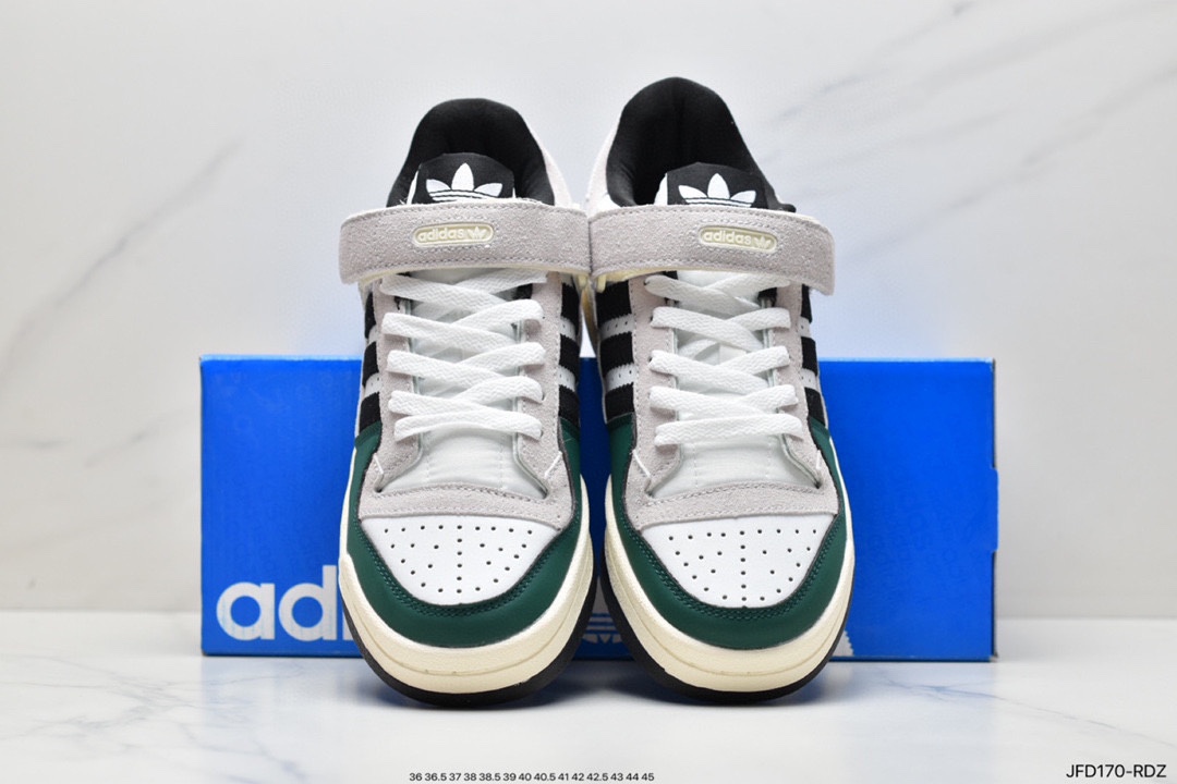 Adidas Clover Originals Forum 84 Low Roman Series Velcro Low Help GW4426