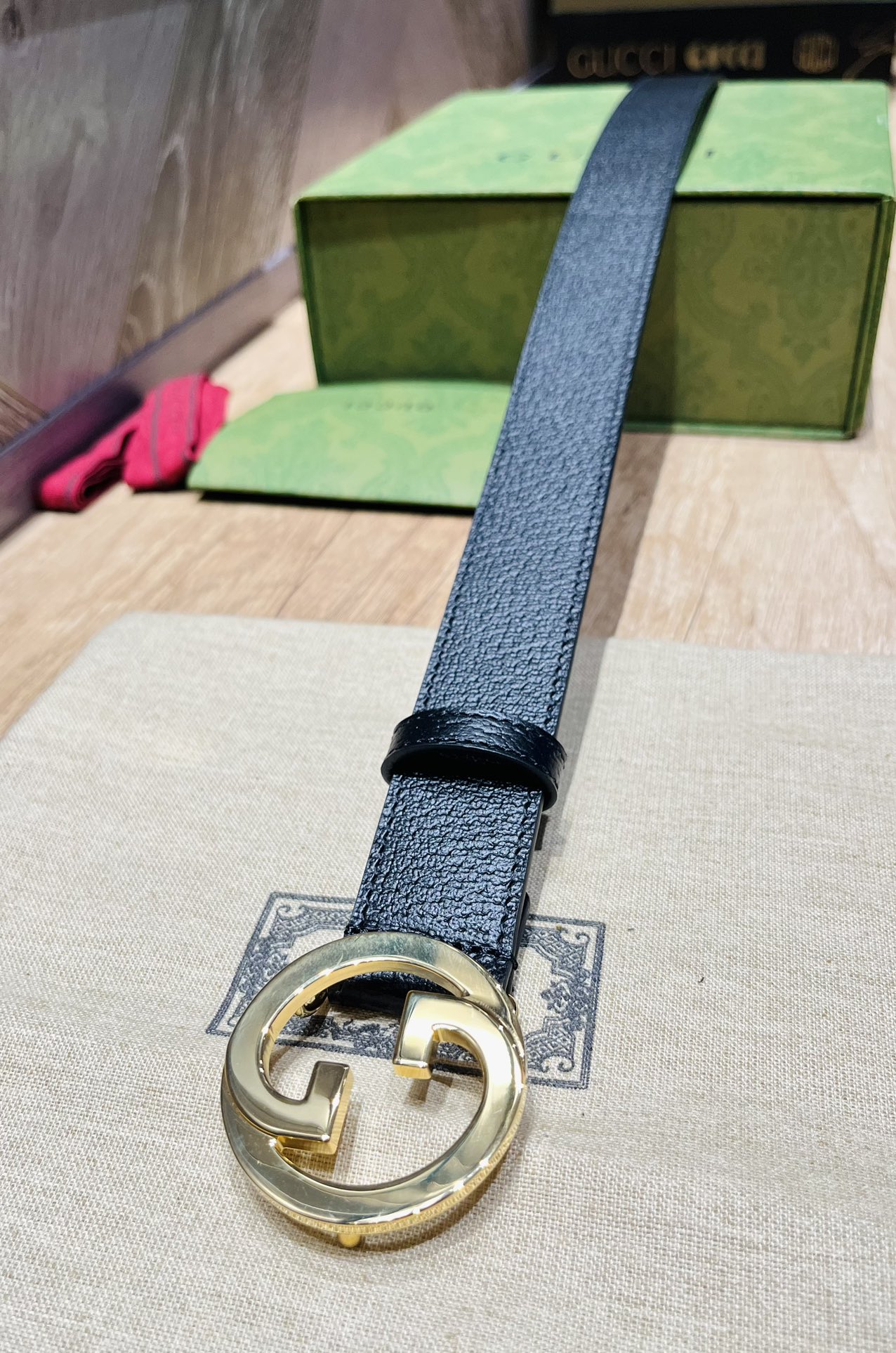 配全套包装礼盒古奇宽度3.0cm进口