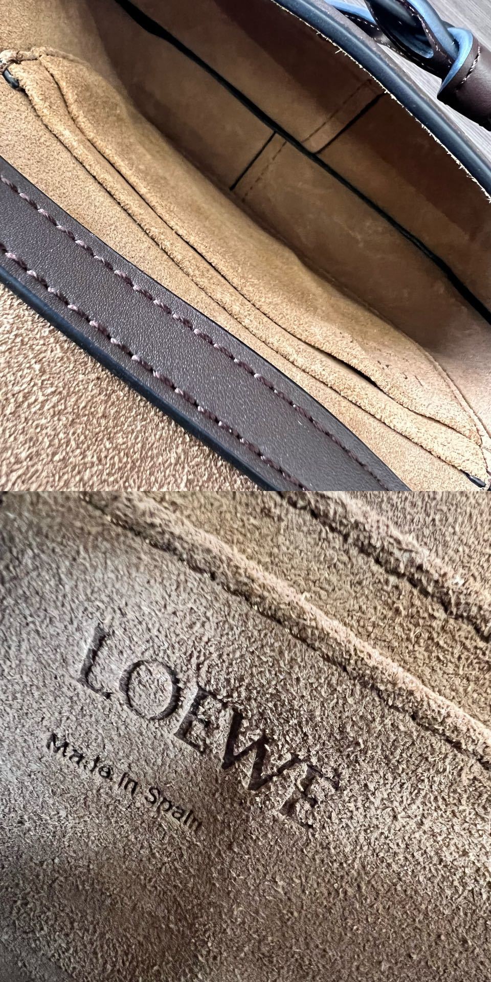 LwGateDual新色巧克力色miniGateDual手袋采用柔软天然牛皮革精制而成展现了Loewe独