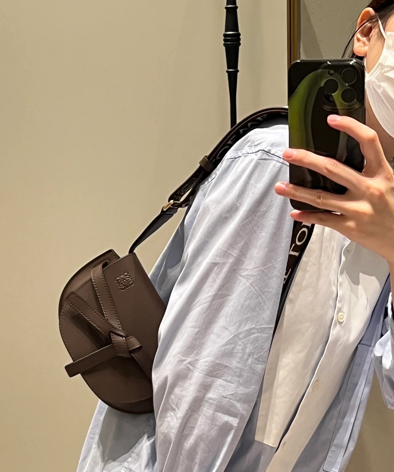 NO:343046,#官网官网#,Gate saddle bag19860909#柜姐实拍#,Gate马鞍包,Bag