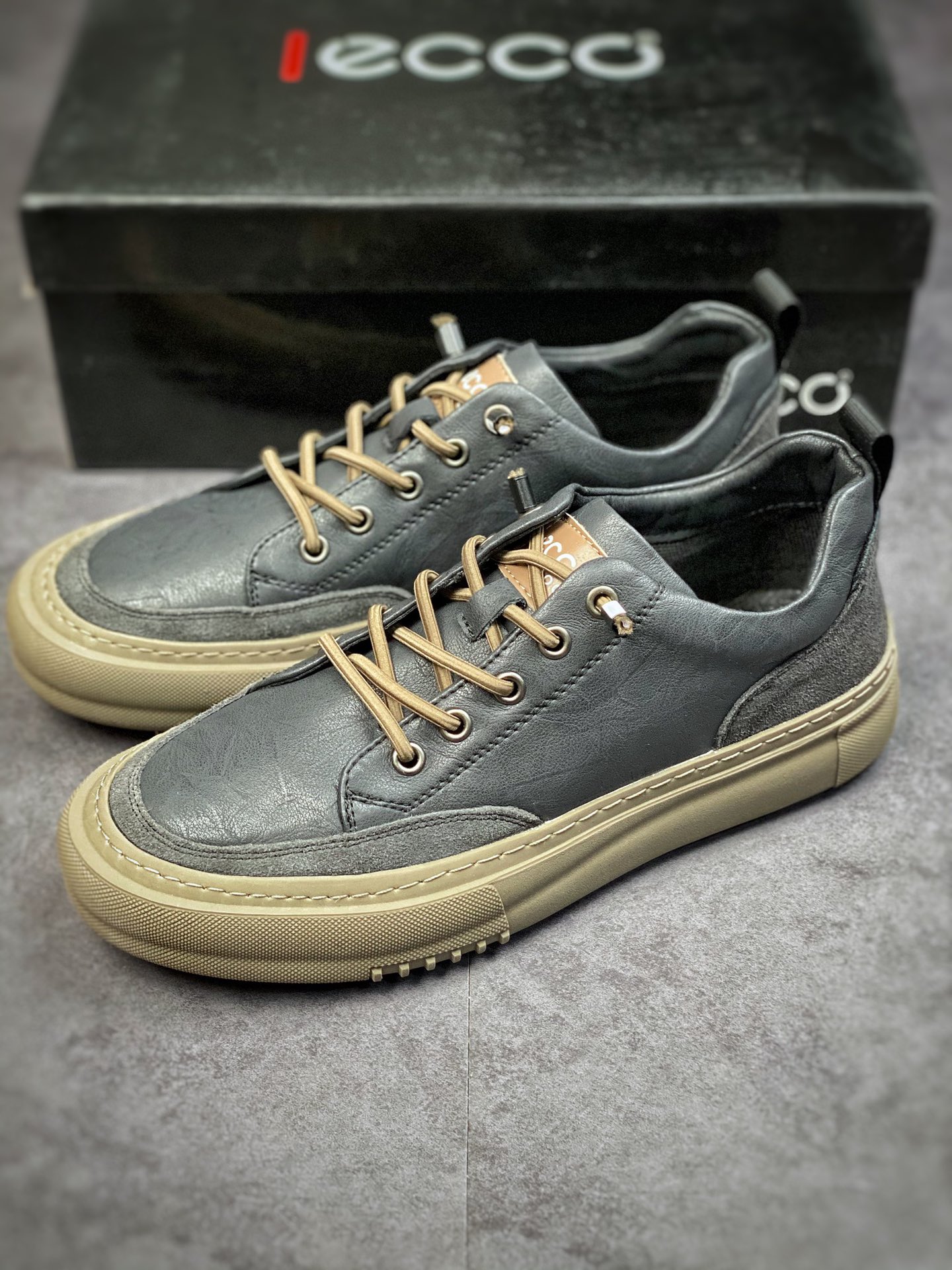 240 ECCO 爱步 黄景瑜同款休闲小皮鞋