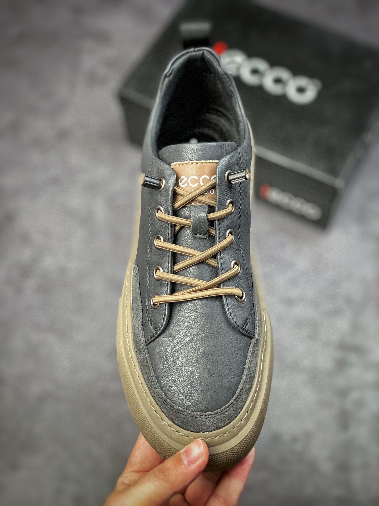 240 ECCO 爱步 黄景瑜同款休闲小皮鞋