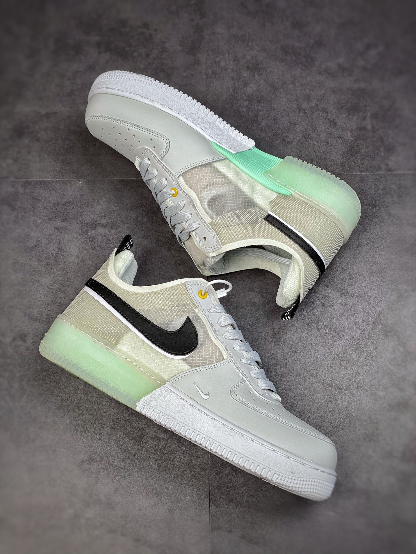240 Nike Air Force 1 Low 07 断底白灰绿 DM0573-001
