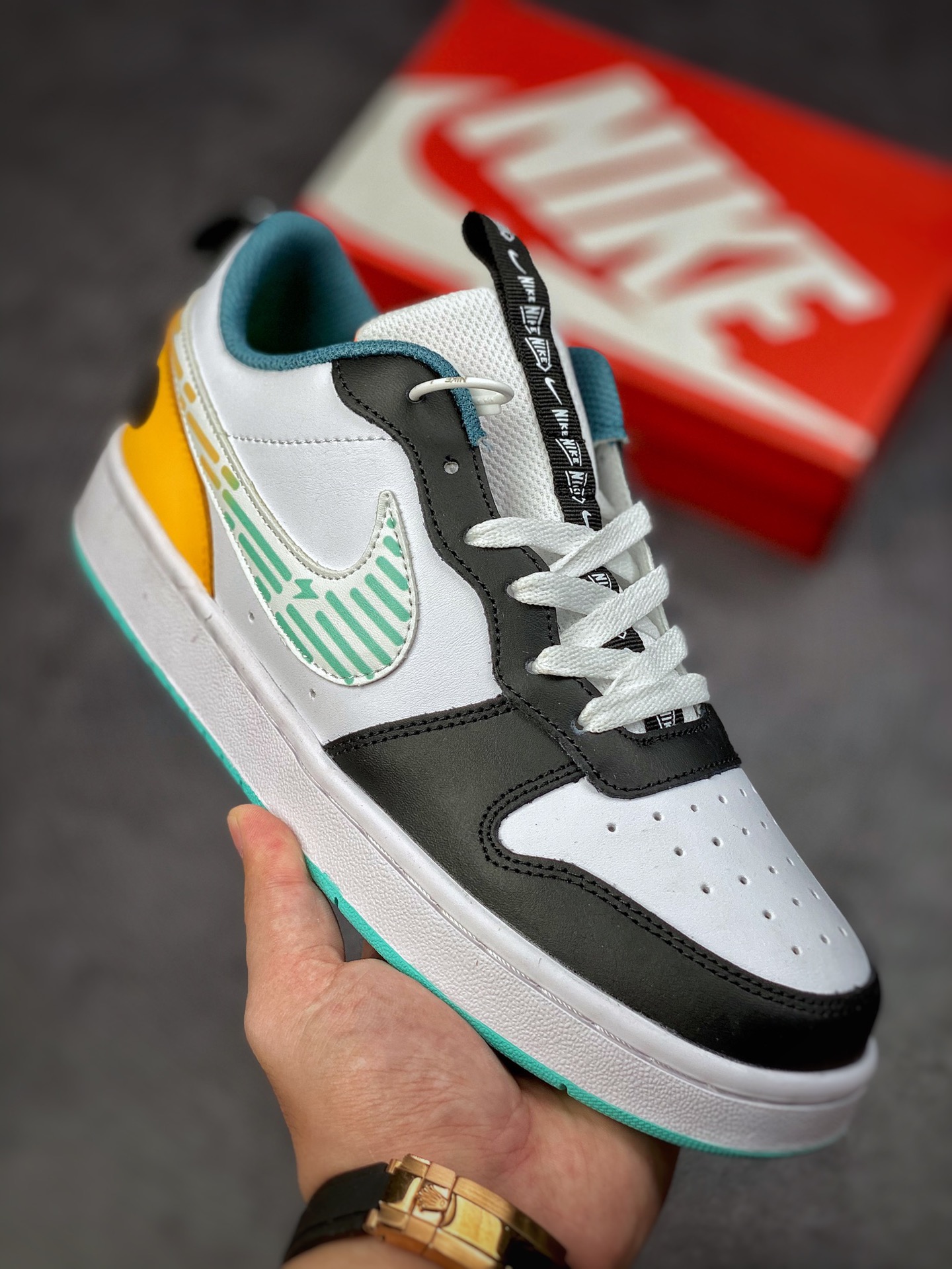 200 Nike Court Borough Low 2 FP 独家全头层版本DX5767-111