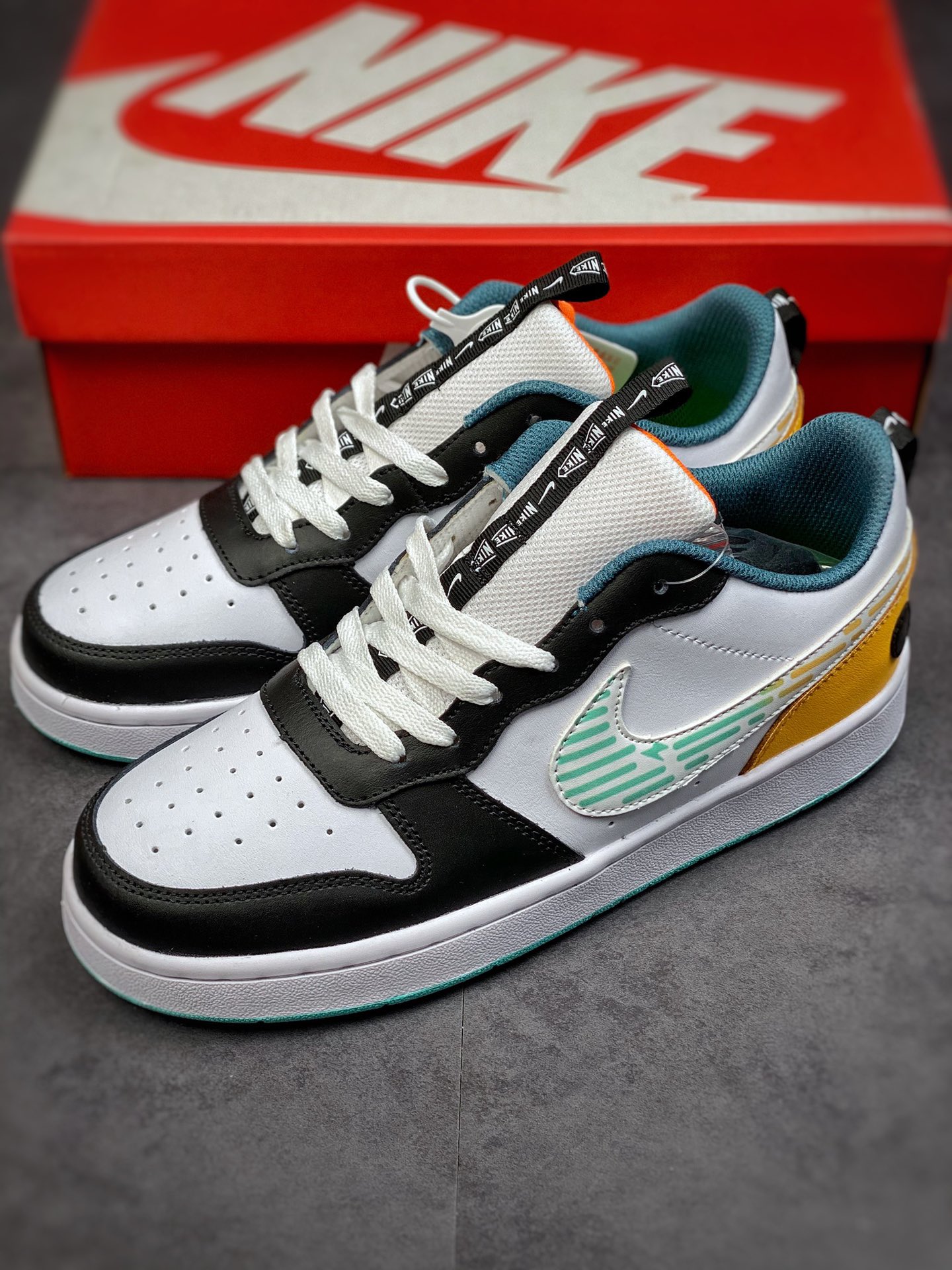 200 Nike Court Borough Low 2 FP 独家全头层版本DX5767-111