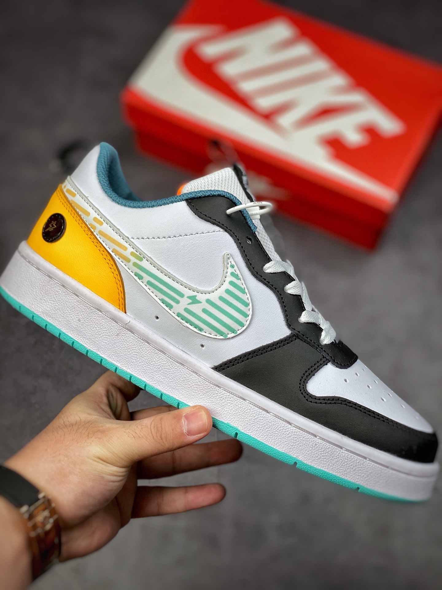 200 Nike Court Borough Low 2 FP 独家全头层版本DX5767-111