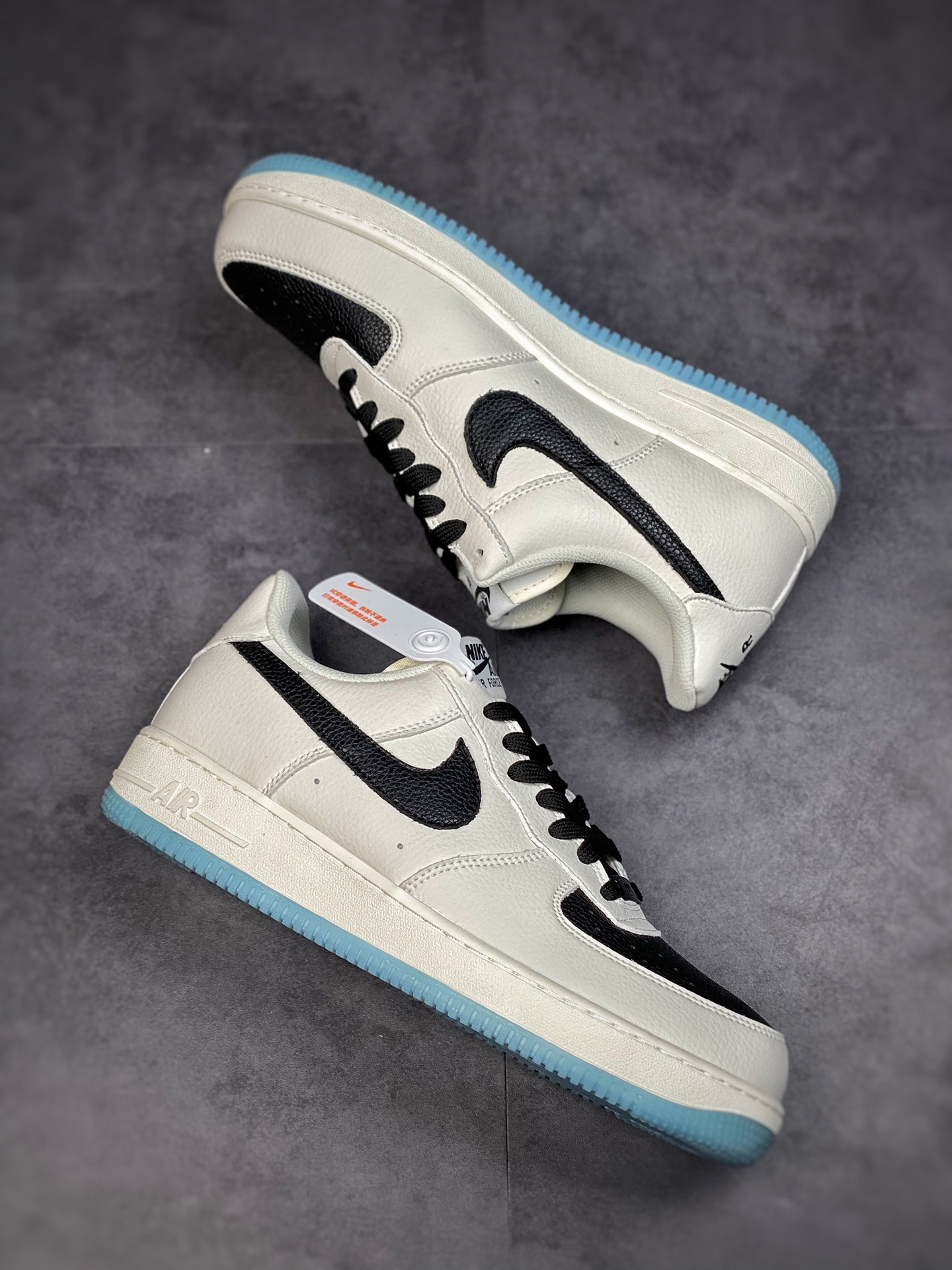 200 Nike Air Force 1 Low 07 米黑蓝 CU6603-113