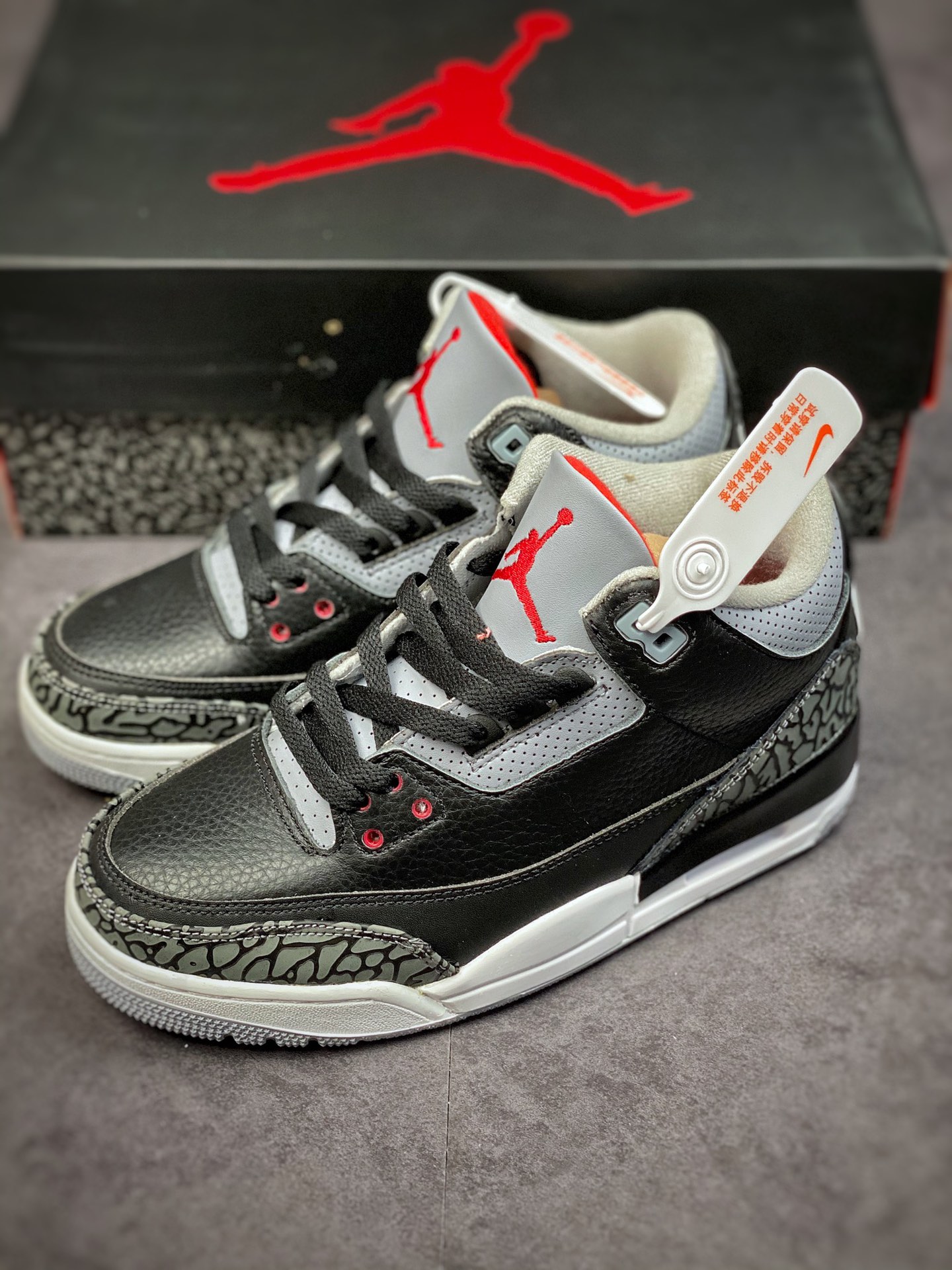 280 Air Jordan 3 Retro ”Black Cement” 黑水泥 854262-001