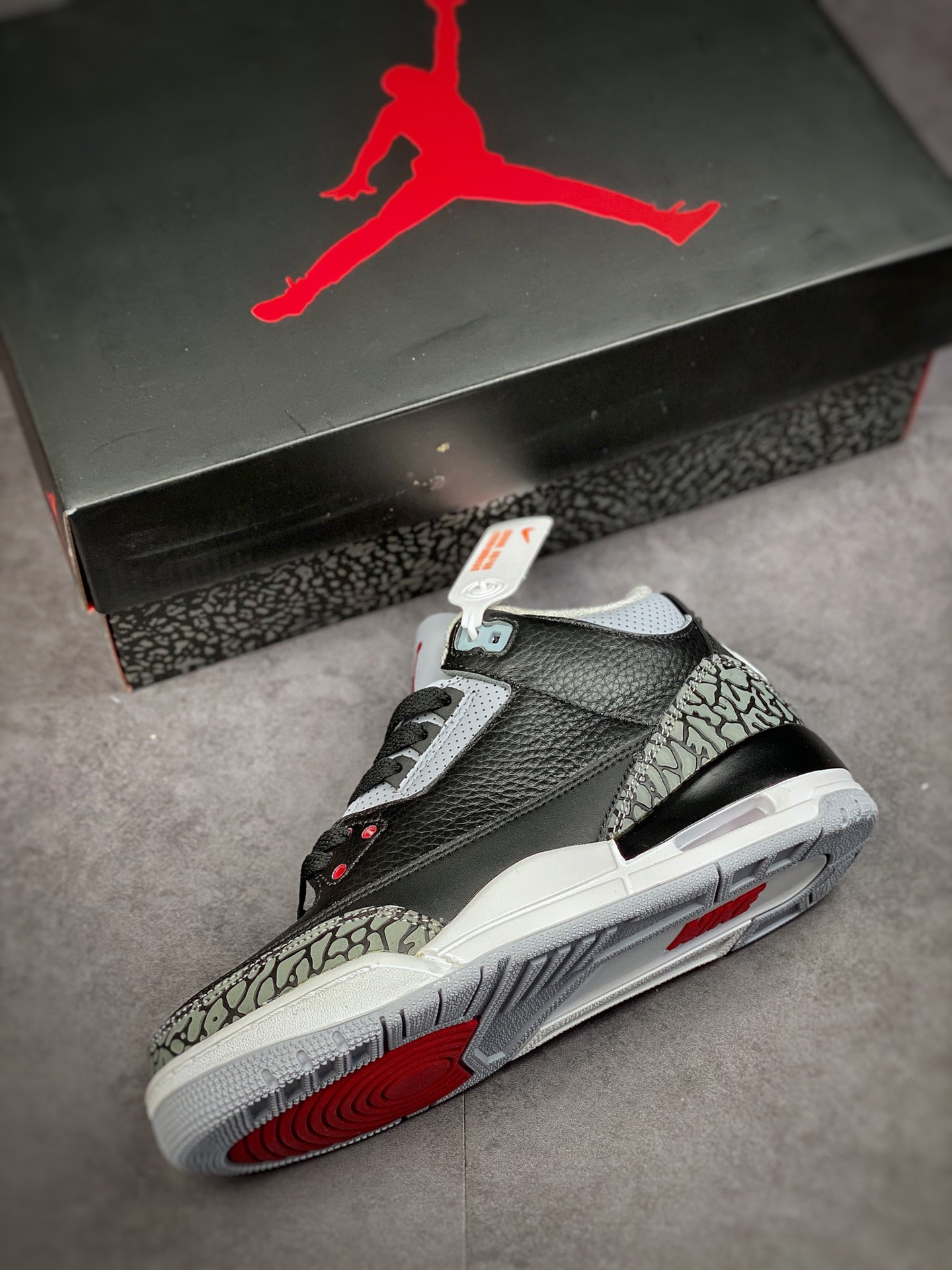 280 Air Jordan 3 Retro ”Black Cement” 黑水泥 854262-001