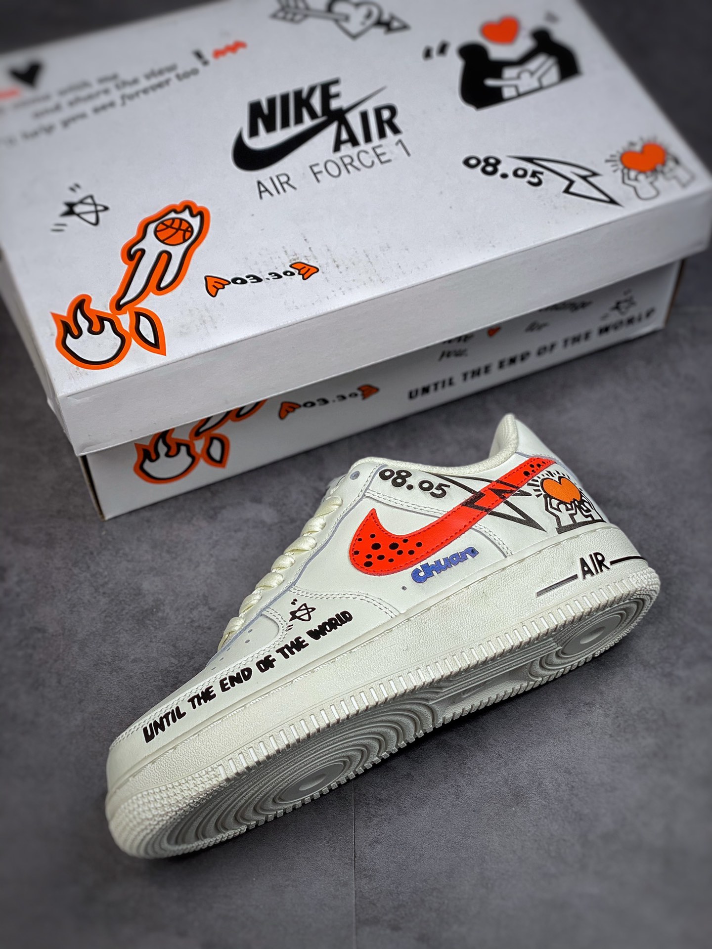 260 Nike Air Force 1 Low 07 二次元涂鸦 CW2288-226