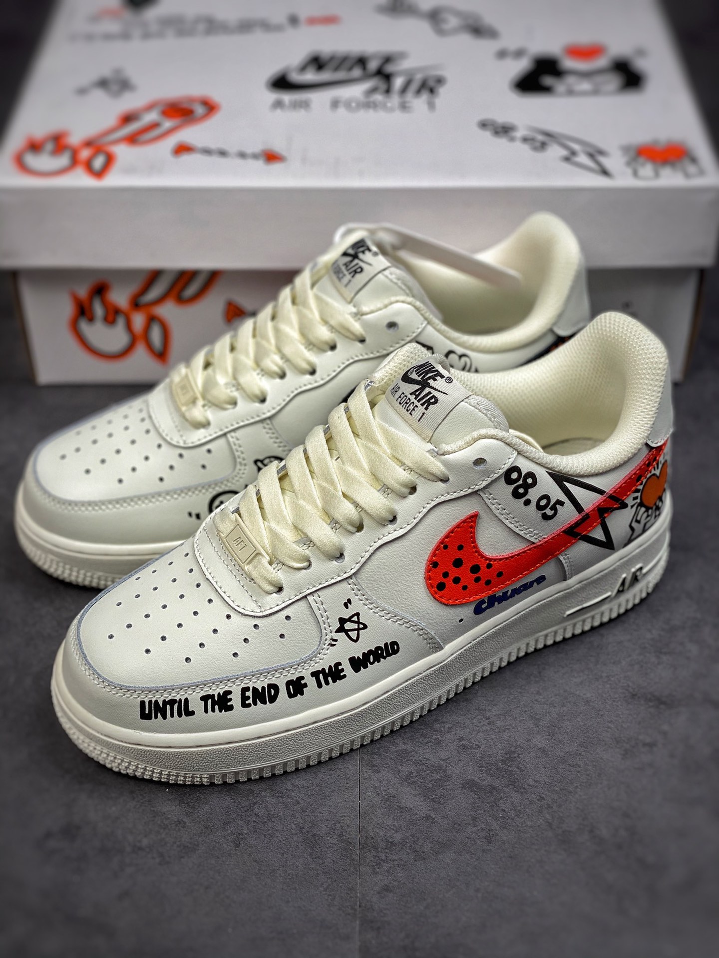 260 Nike Air Force 1 Low 07 二次元涂鸦 CW2288-226