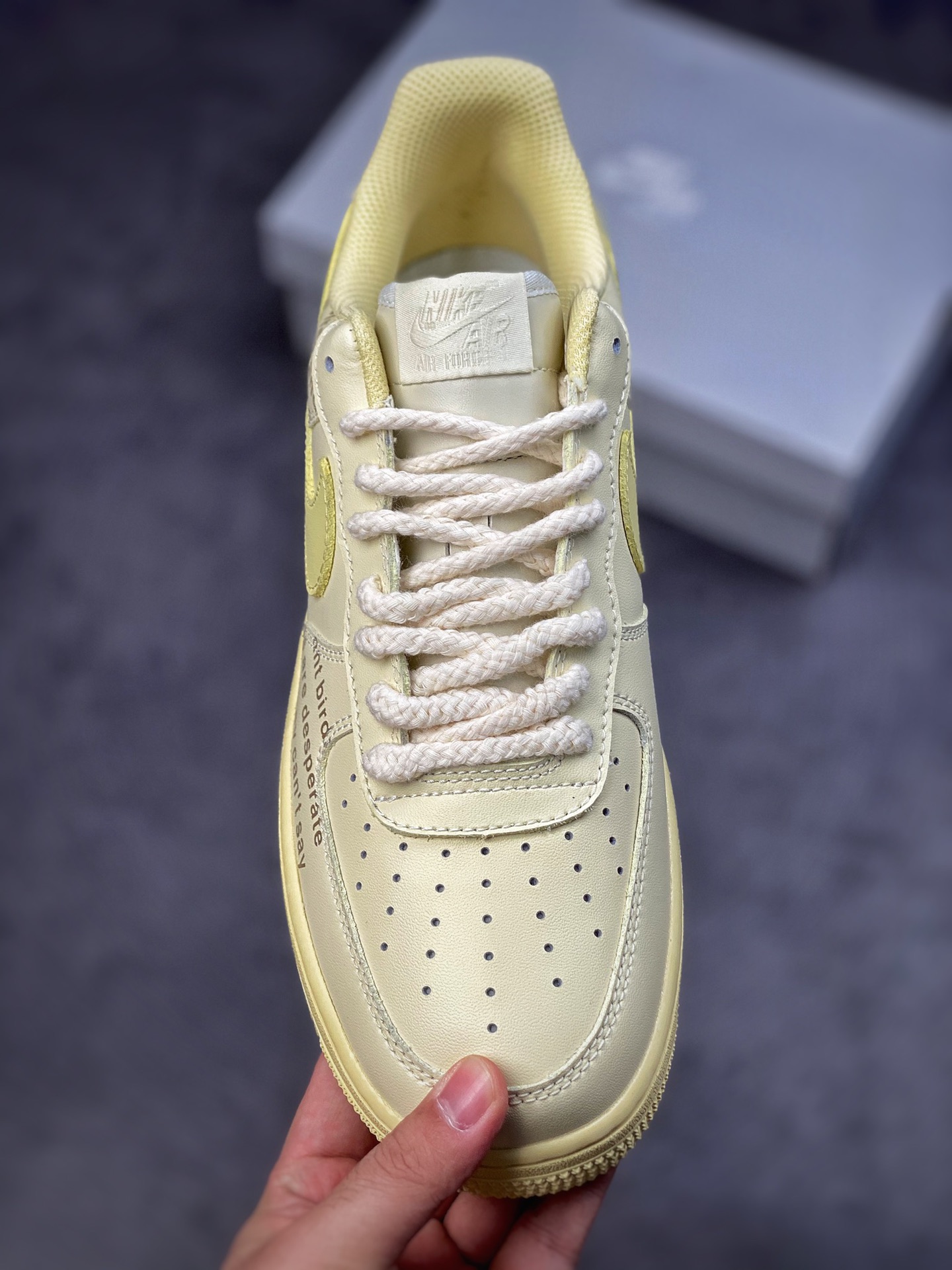 220 Nike Air Force 1 Low 07 奶黄字母 CW2288-111
