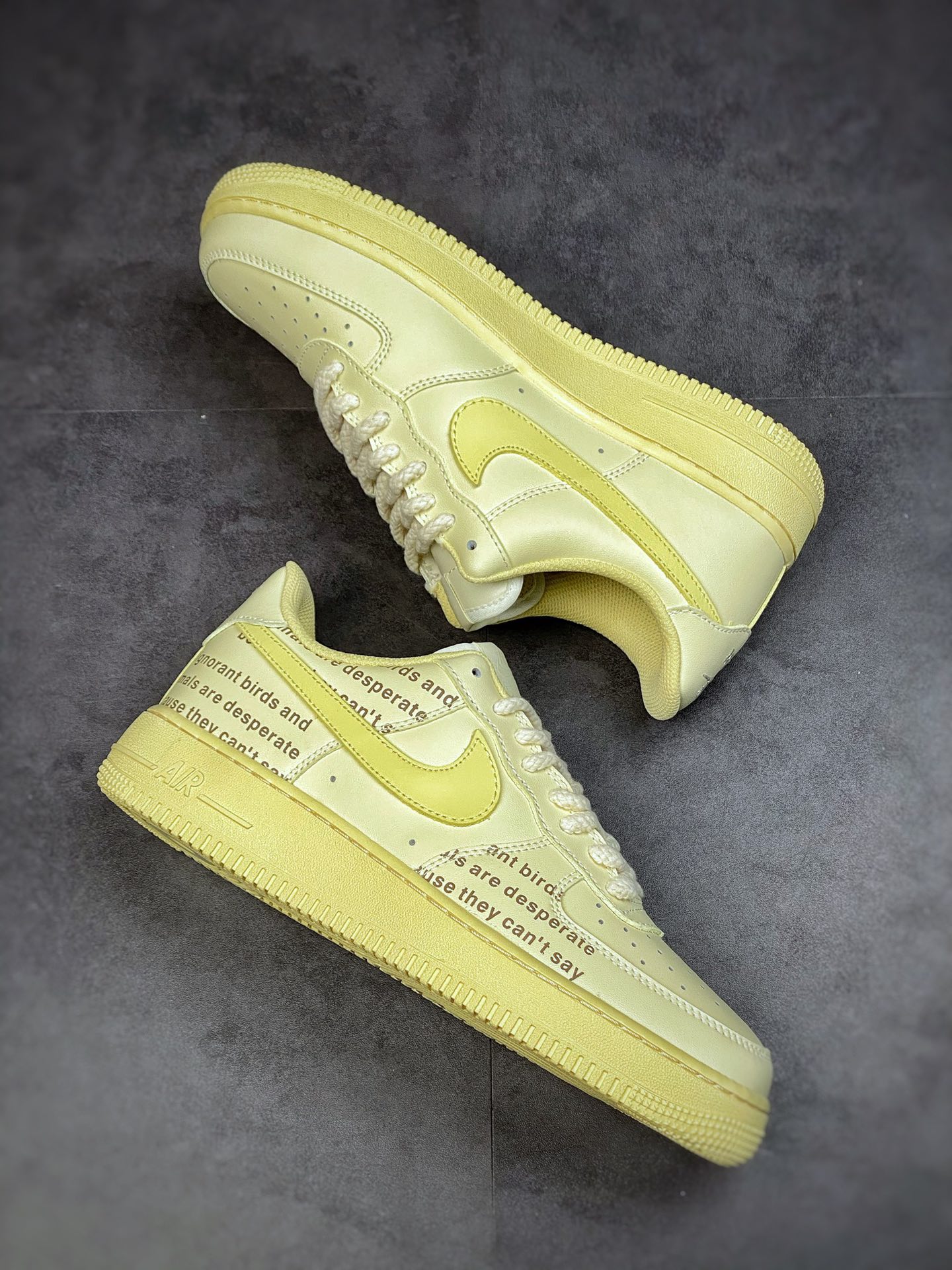 220 Nike Air Force 1 Low 07 奶黄字母 CW2288-111