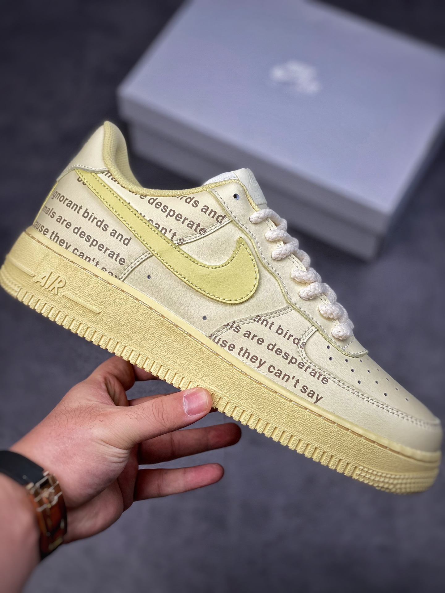 220 Nike Air Force 1 Low 07 奶黄字母 CW2288-111