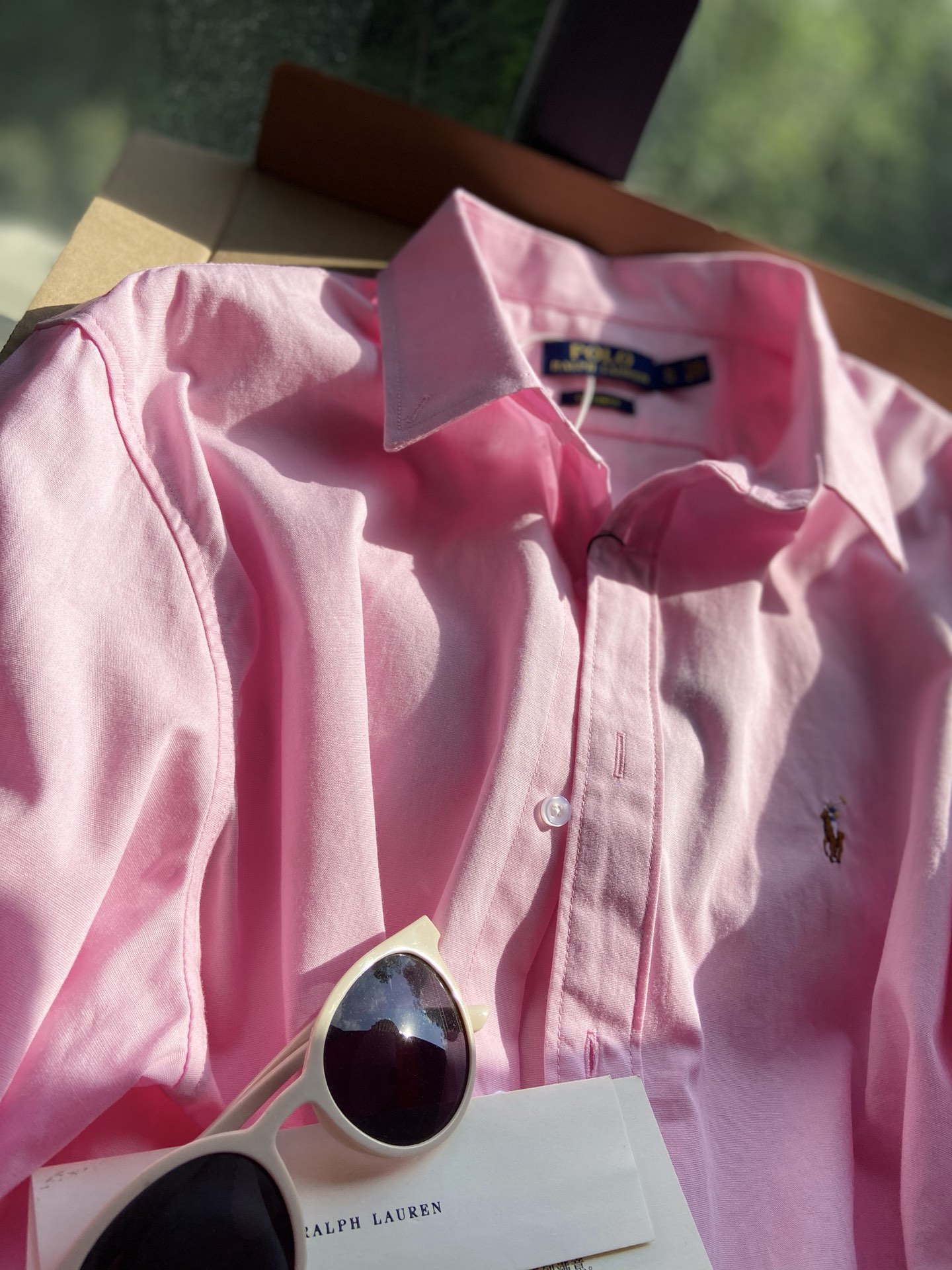 Рубашка Polo Ralph Lauren розовая Oxford