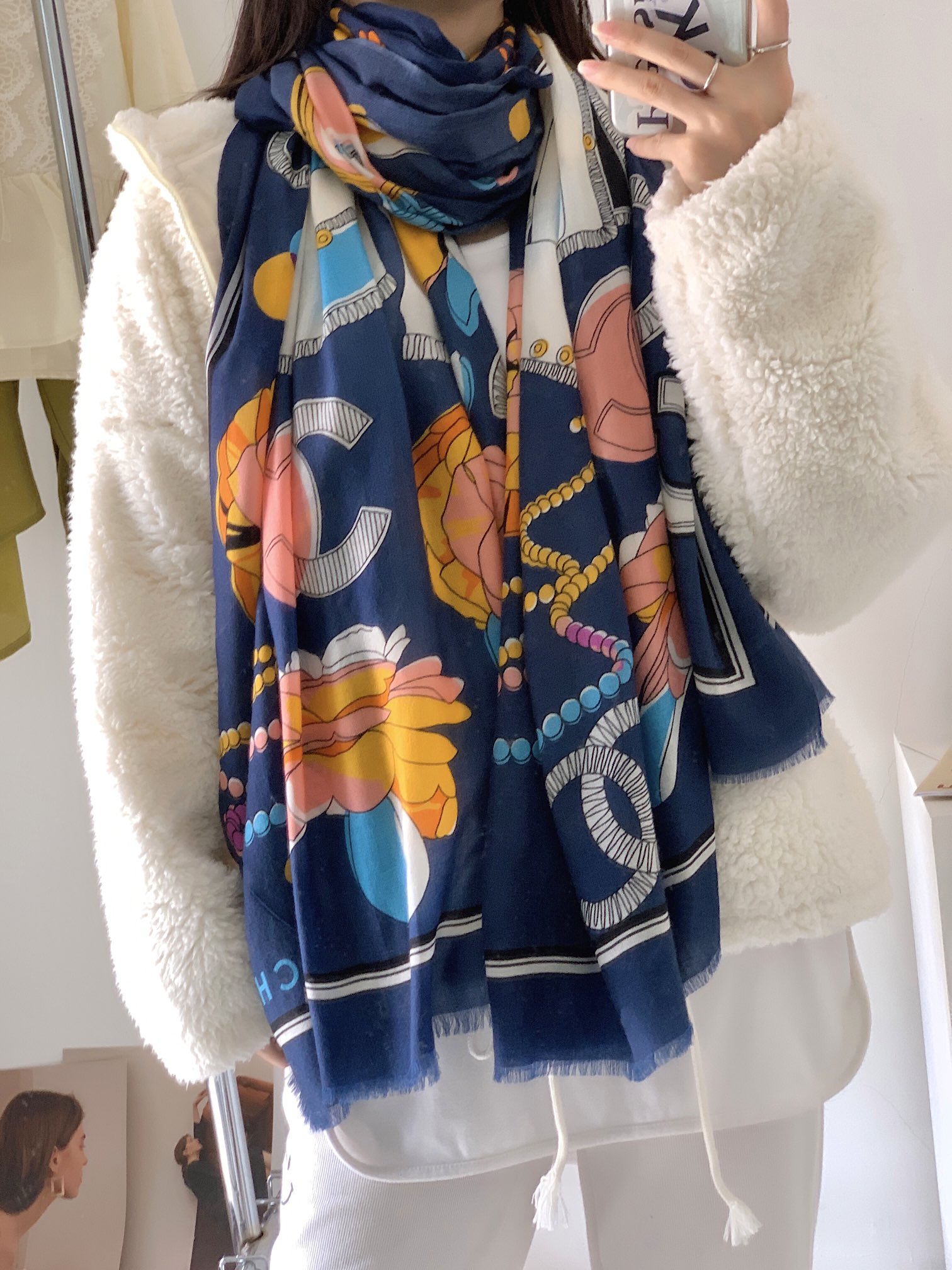 Chanel Scarf Cashmere