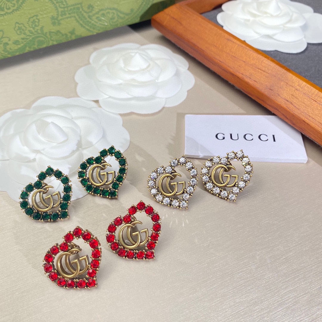 Gucci Jewelry Bracelet Earring Vintage Gold