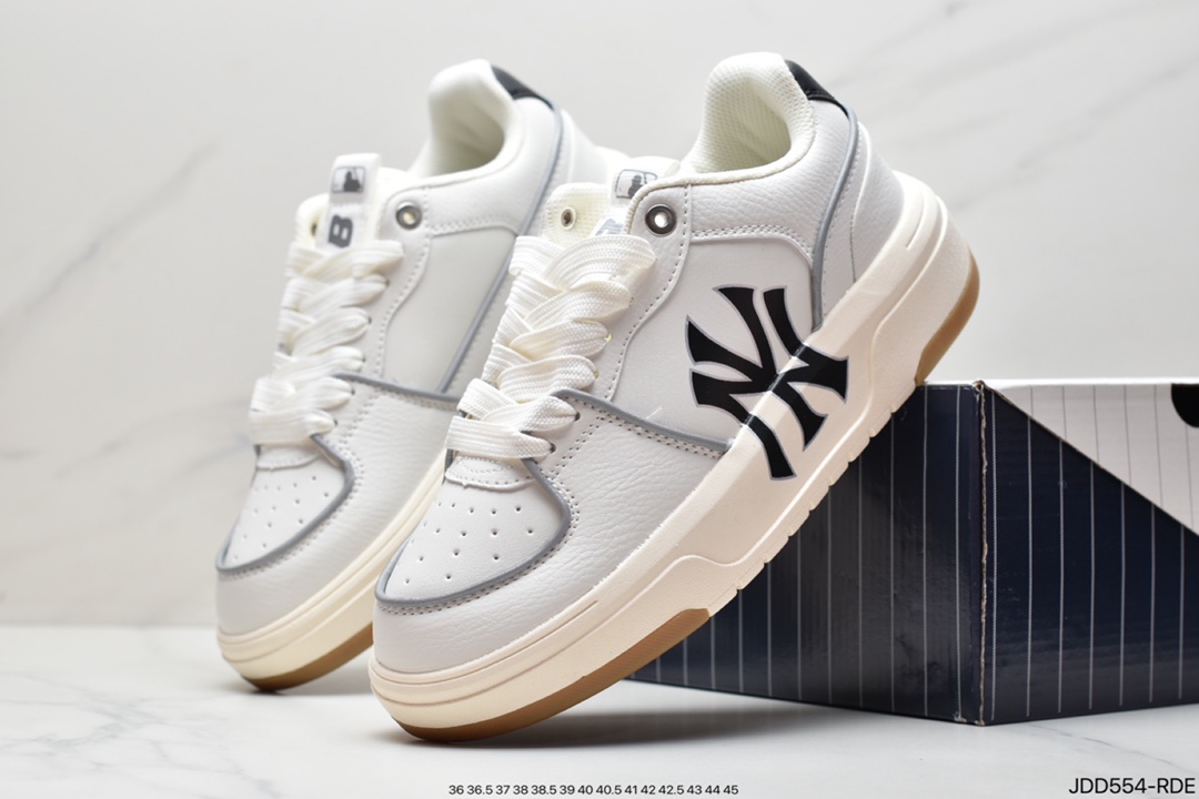 MLB Chunky Liner New York Yankees senior shoes series low-top daddy style lightweight jogging shoes 3ASXCA12N-50WHS