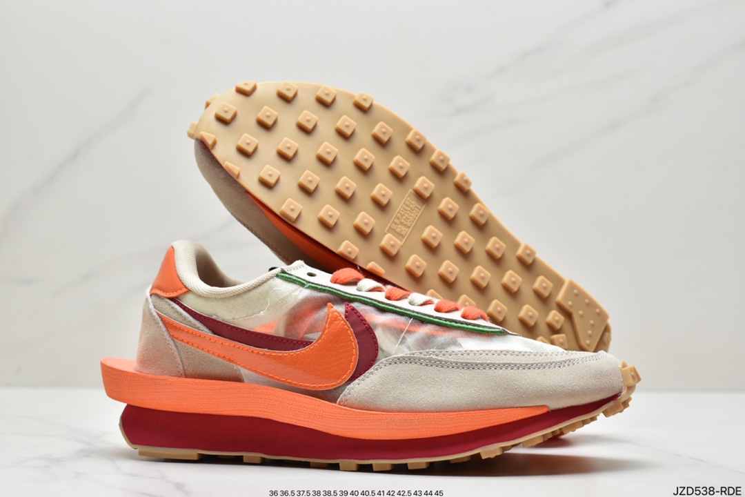 140 耐克Fragment Design x Sacai x Nike LDWaffle 华夫 藤原浩 慢跑鞋