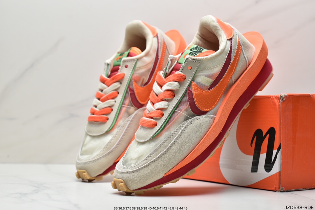 140 耐克Fragment Design x Sacai x Nike LDWaffle 华夫 藤原浩 慢跑鞋