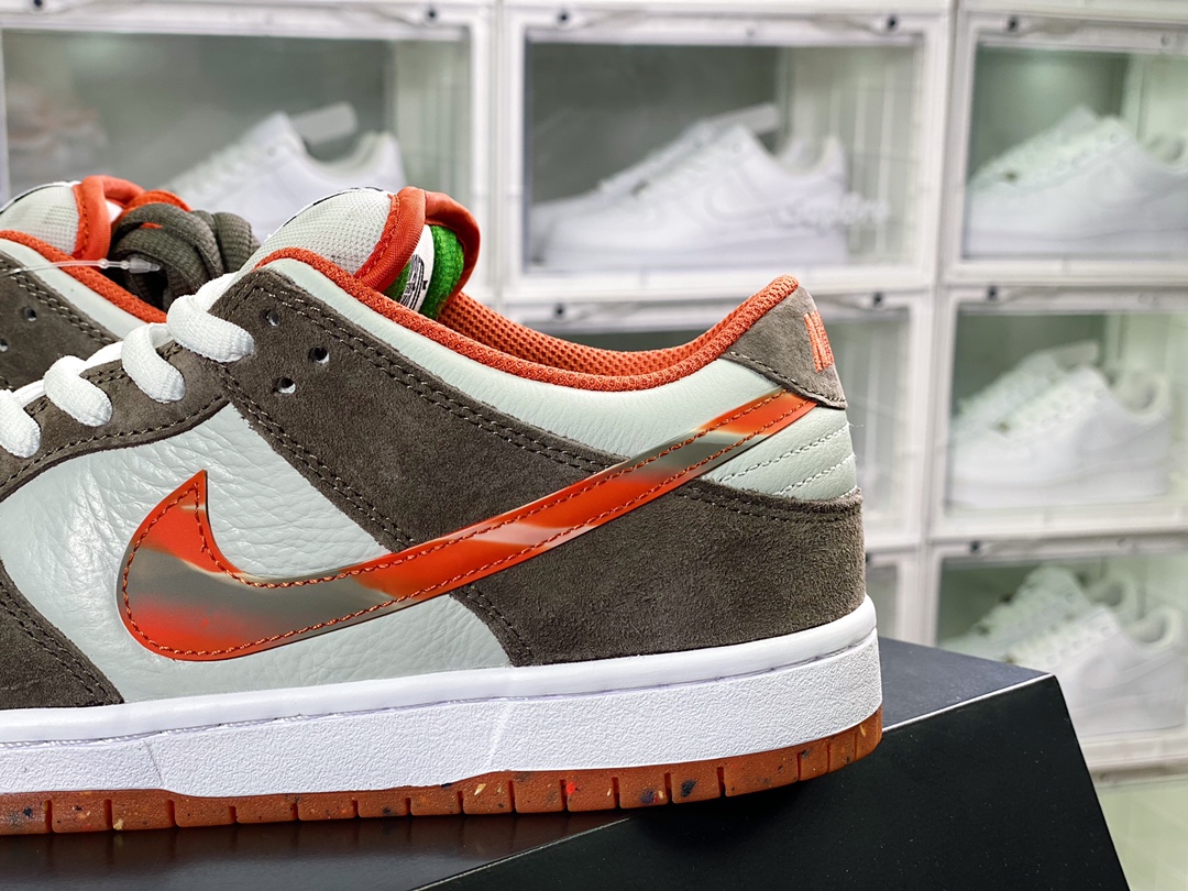 360 Crushed D.C x SB Dunk Low”Crushed D.C”扣篮系列低帮休闲运动滑板板鞋“摩卡灰橙大理石”DH7782-001