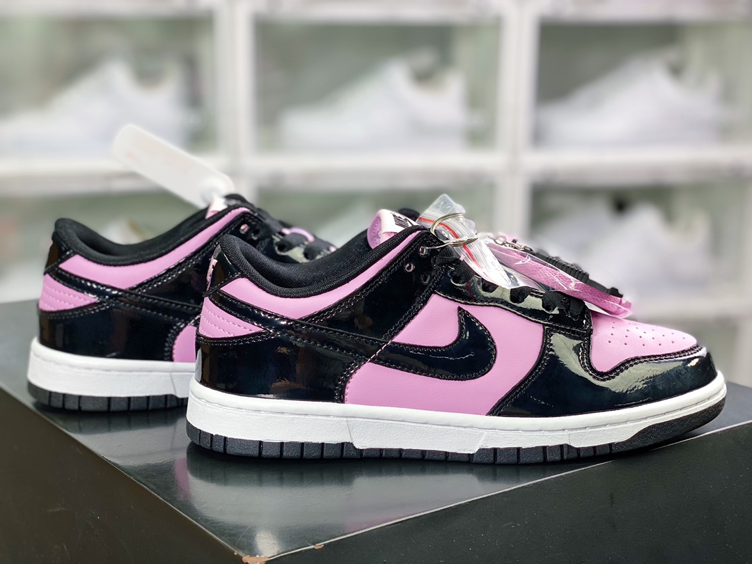 220 SB Dunk Low”White/Black”扣篮系列低帮休闲运动滑板板鞋“皮革黑紫”DJ9955-600