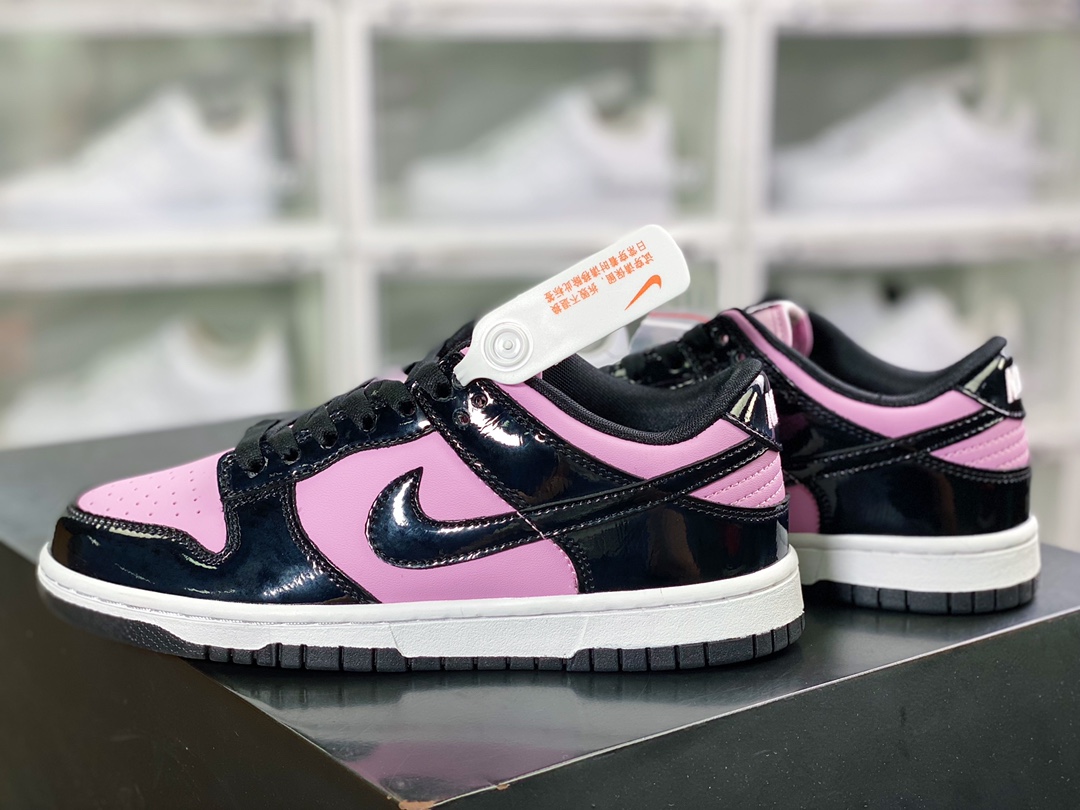 220 SB Dunk Low”White/Black”扣篮系列低帮休闲运动滑板板鞋“皮革黑紫”DJ9955-600
