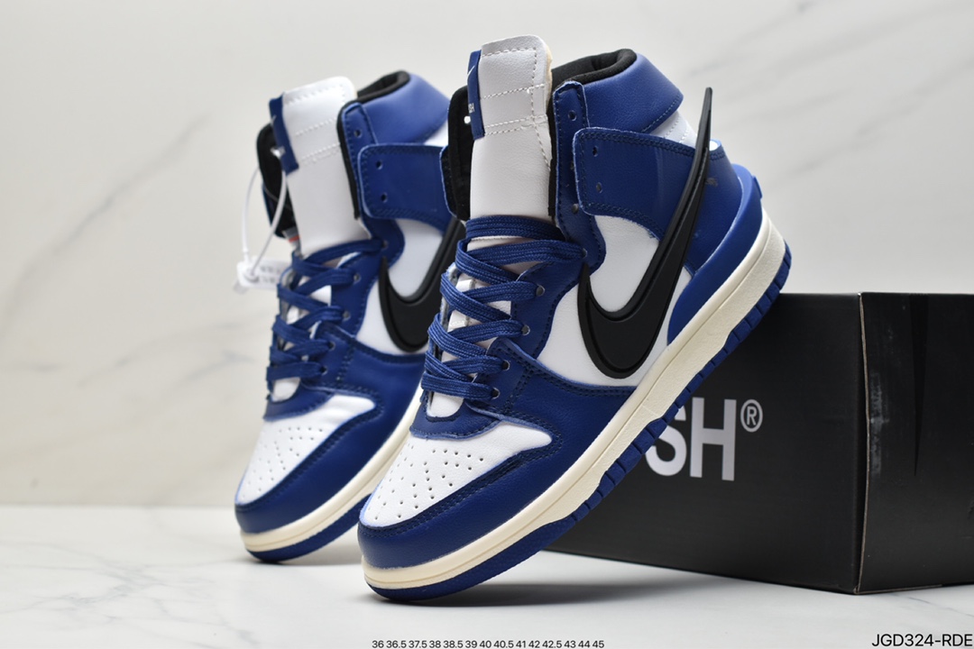 180 耐克AMBUSH x SB Dunk High SB滑板鞋高帮 CU7544-400