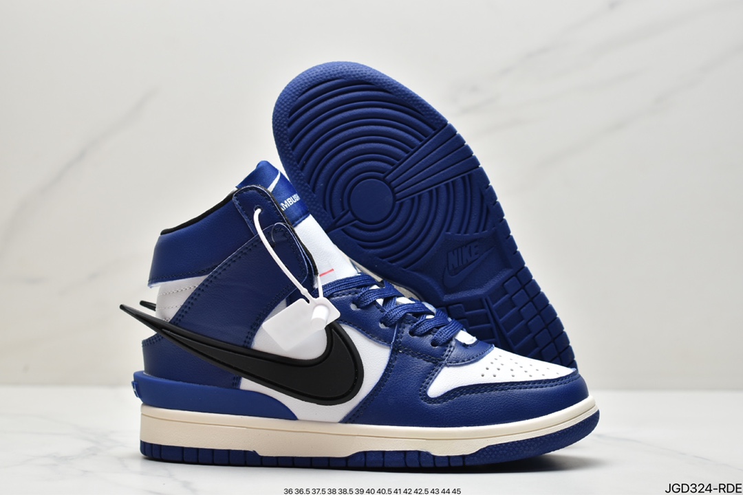 180 耐克AMBUSH x SB Dunk High SB滑板鞋高帮 CU7544-400