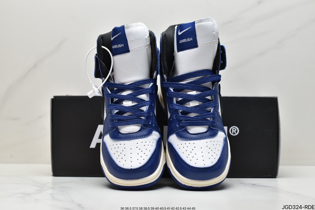 180 耐克AMBUSH x SB Dunk High SB滑板鞋高帮 CU7544-400