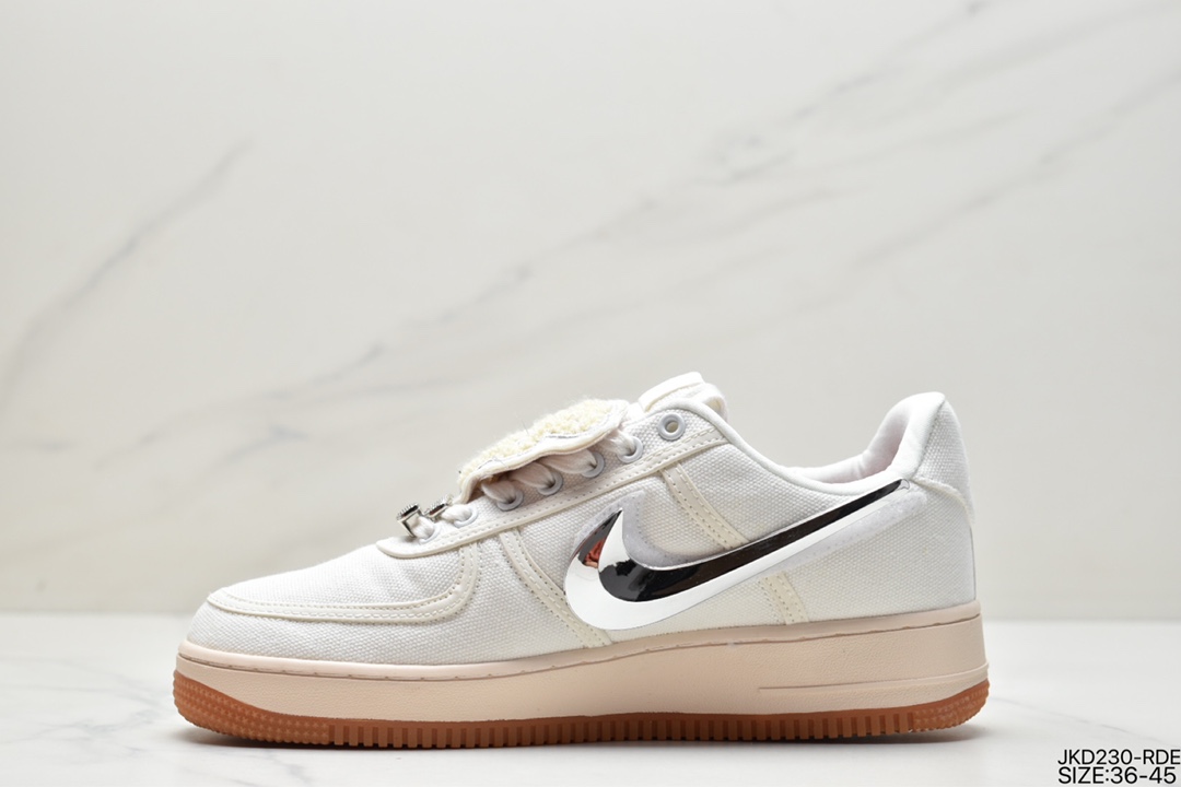 160 Travis Scott X Nike Air Force 1 Low ”ravis Scott White”空军一号低帮AQ4211-101