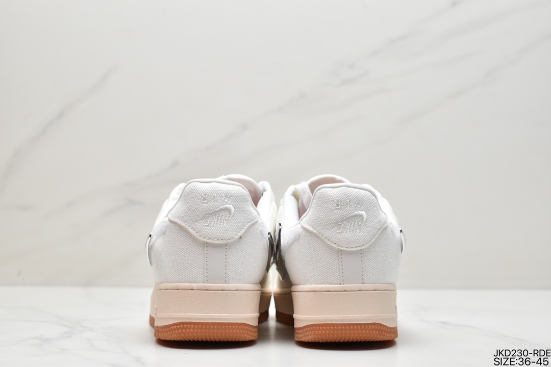 160 Travis Scott X Nike Air Force 1 Low ”ravis Scott White”空军一号低帮AQ4211-101
