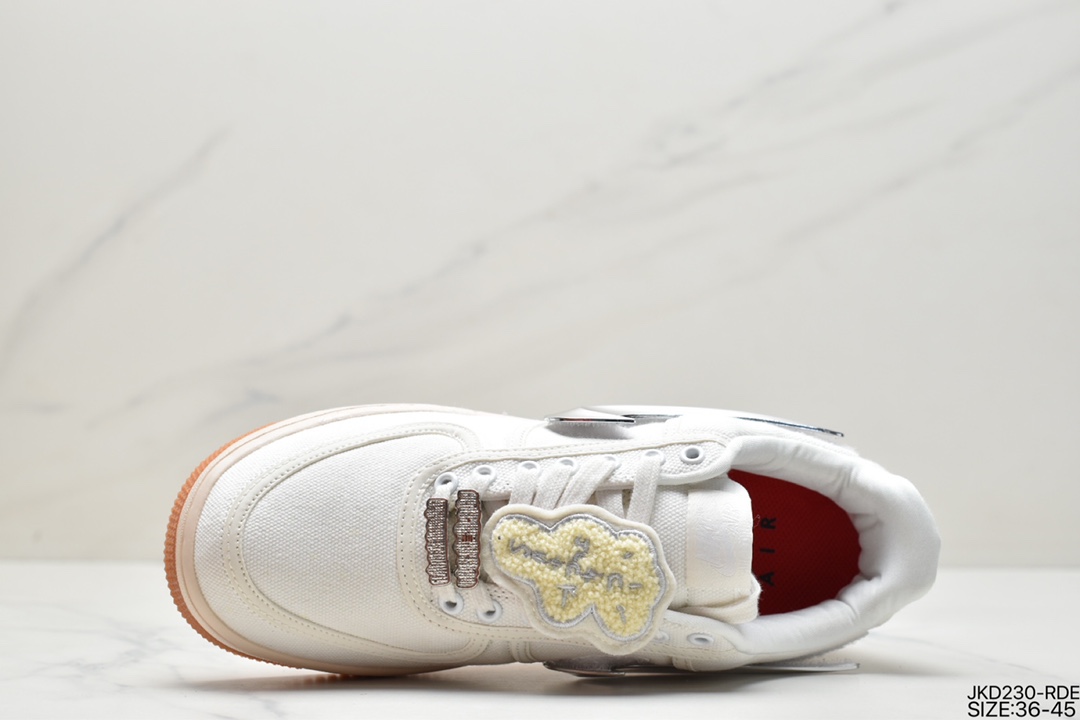 160 Travis Scott X Nike Air Force 1 Low ”ravis Scott White”空军一号低帮AQ4211-101