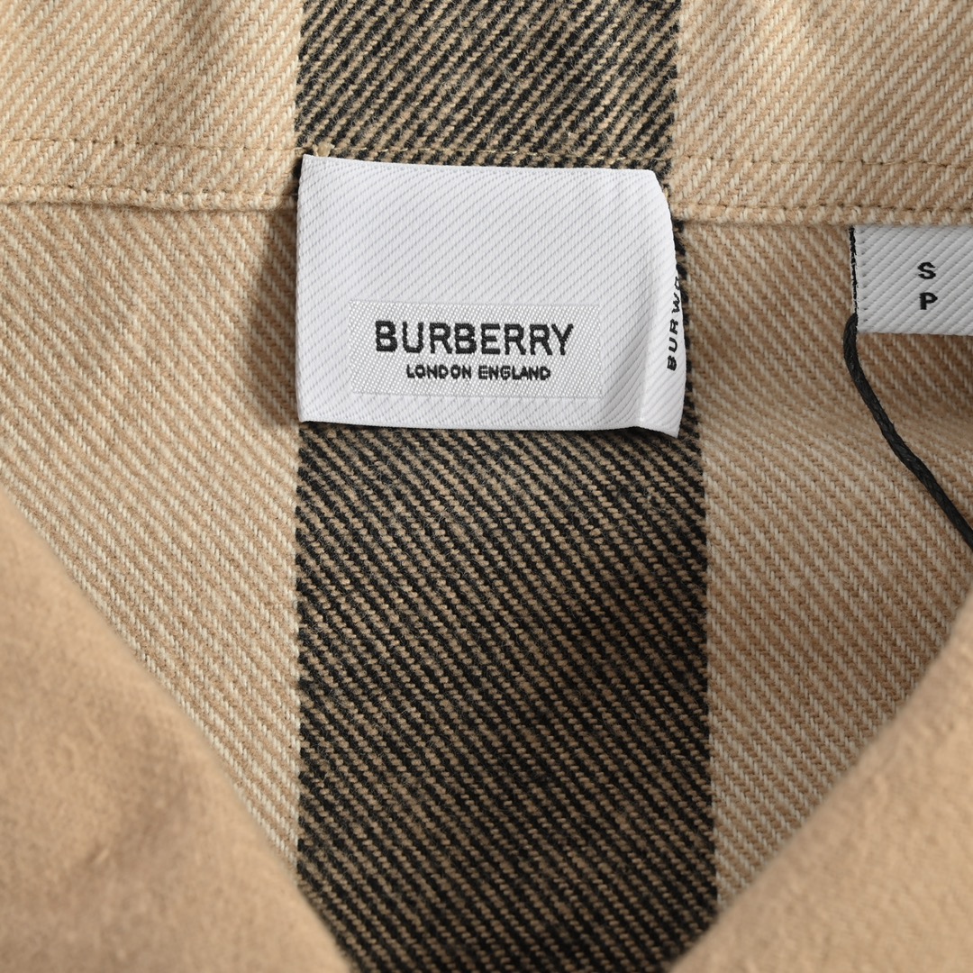 Burberry/巴宝莉 22Fw 大格纹衬衫外套