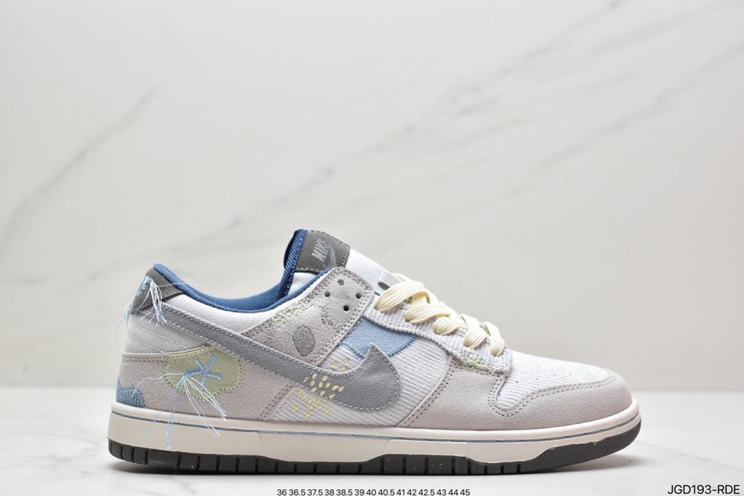 180 Nike WMNS SB Dunk Low”Bright Side Photon Dust”扣篮板鞋“灰蓝灯芯绒”DQ5076-001