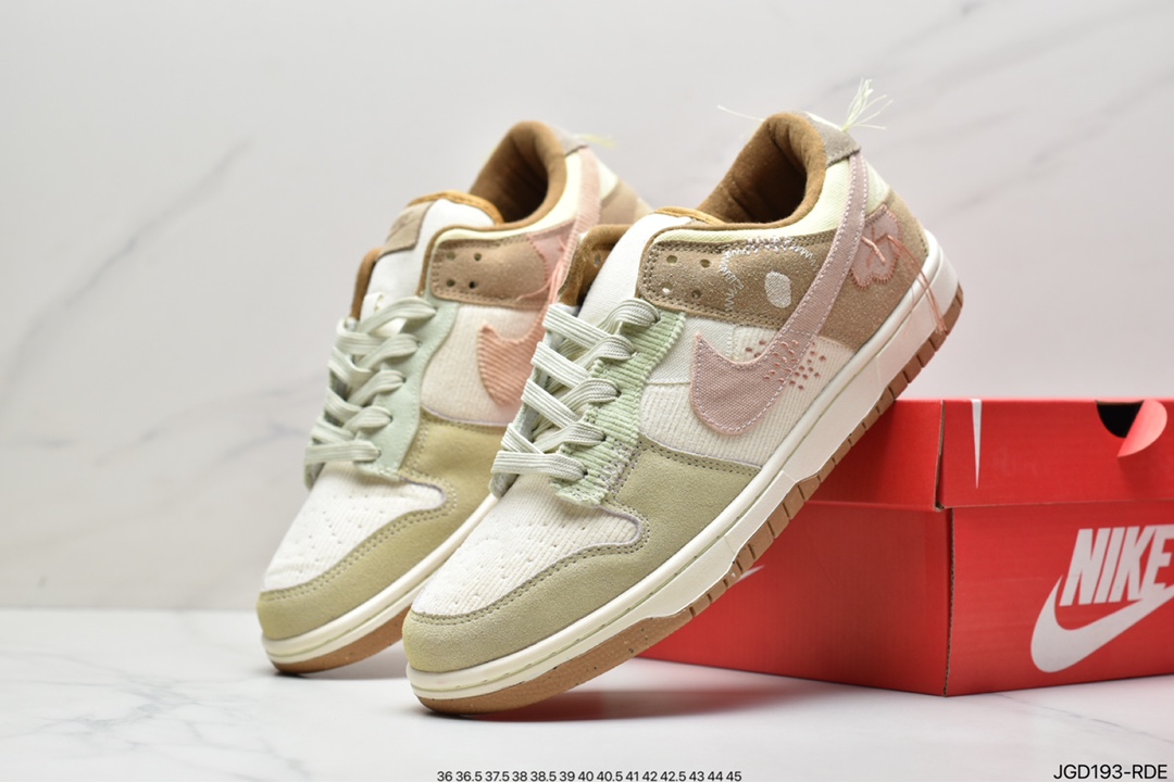 180 Nike WMNS SB Dunk Low”Bright Side Photon Dust”扣篮板鞋“灰蓝灯芯绒”DQ5076-001