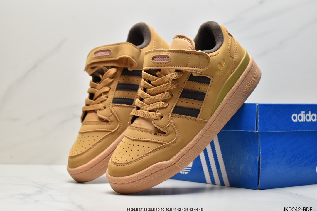 Adidas clover Originals Forum 84 Low Rome series Velcro low help retro lace-up all-match casual sports shoes GW8725